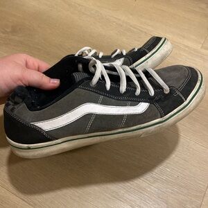 Vans Black and Gray Classic Sneakers Men’s 10.5